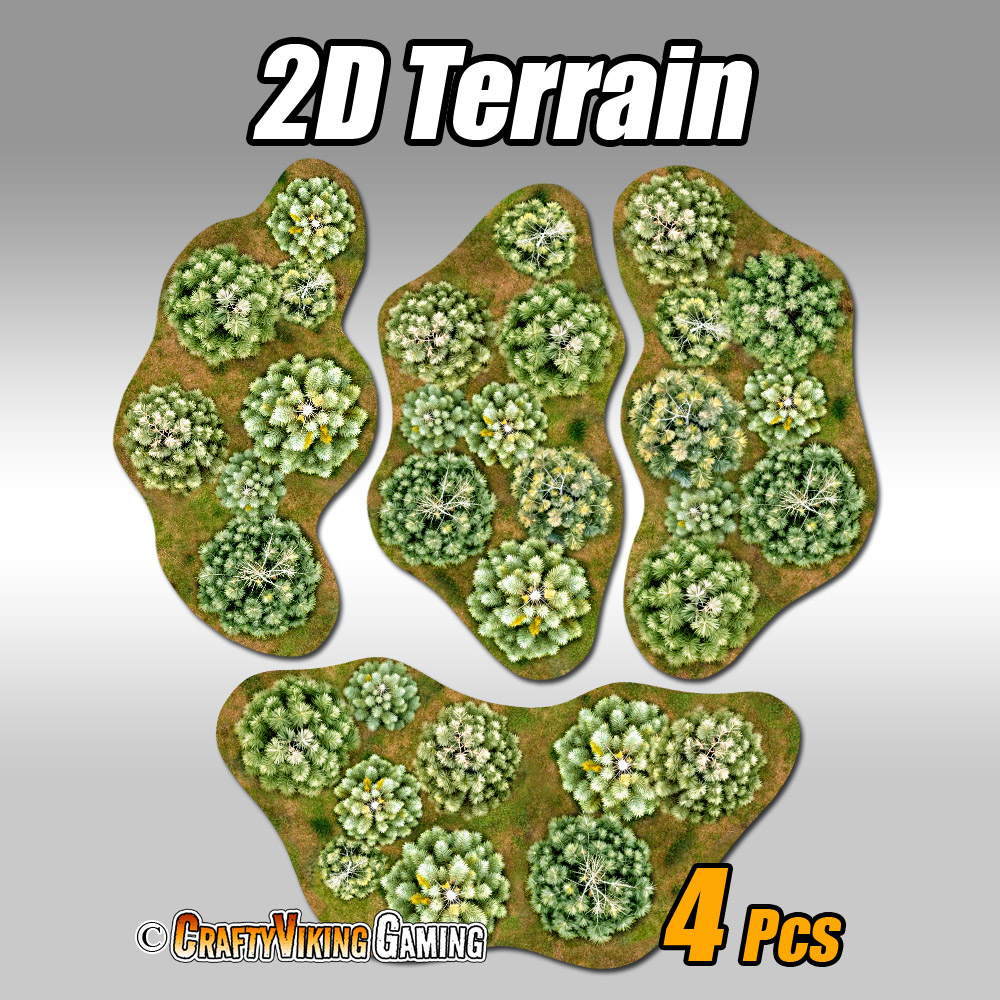 2D Terrain PINE FOREST - Image 3
