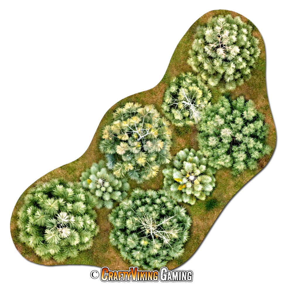 2D Terrain PINE FOREST - Image 5