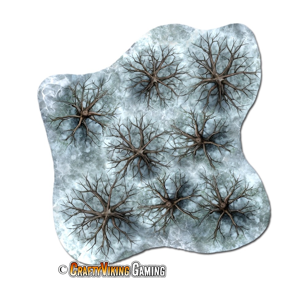 2D Terrain FOREST WINTER - Image 5