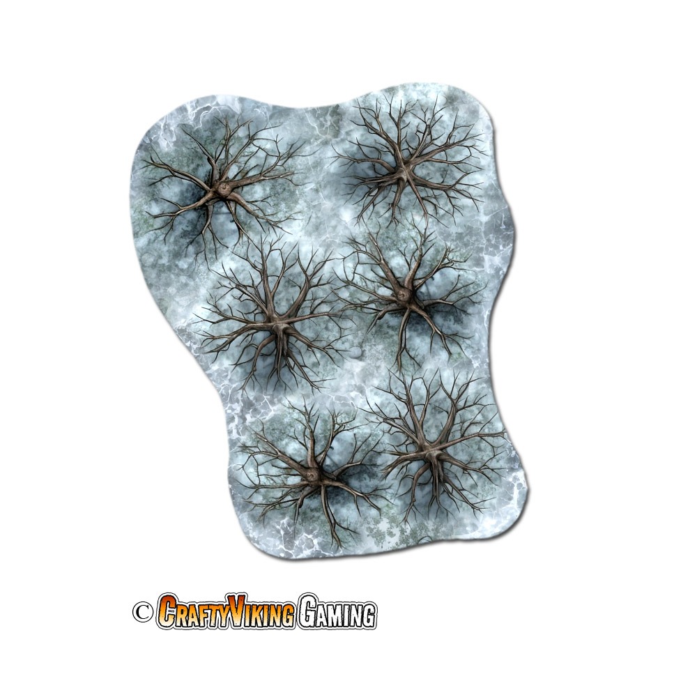 2D Terrain FOREST WINTER - Image 6
