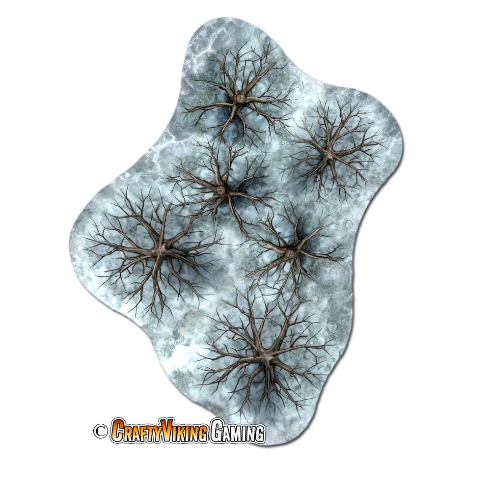 2D Terrain FOREST WINTER - Image 7