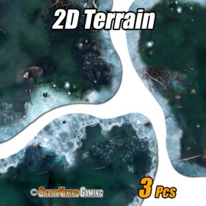 2D Terrain WINTER PONDS