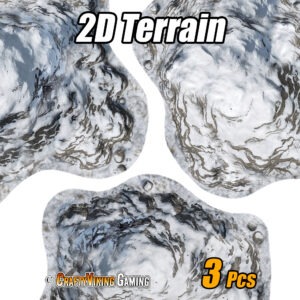 2D Terrain WINTER HILLS