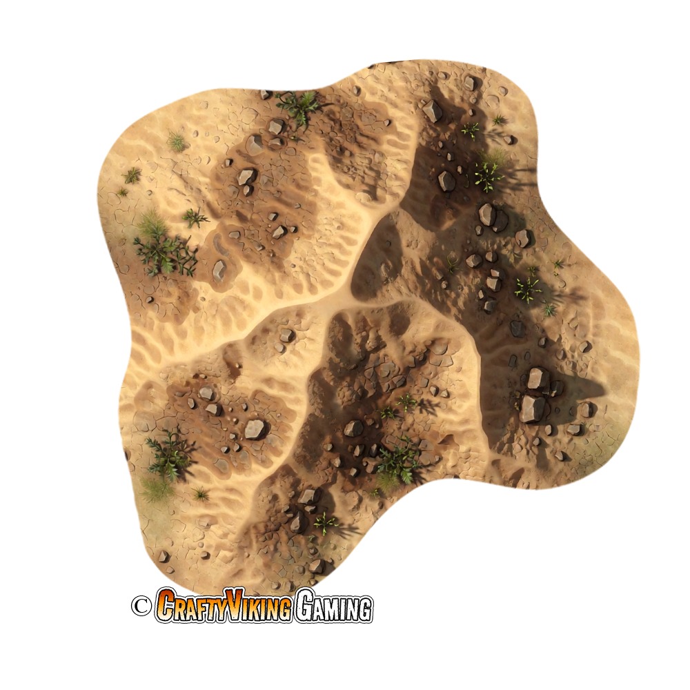 2D Terrain DESERT SAND DUNES - Image 4