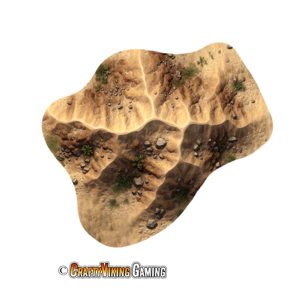 2D Terrain DESERT SAND DUNES - Image 6