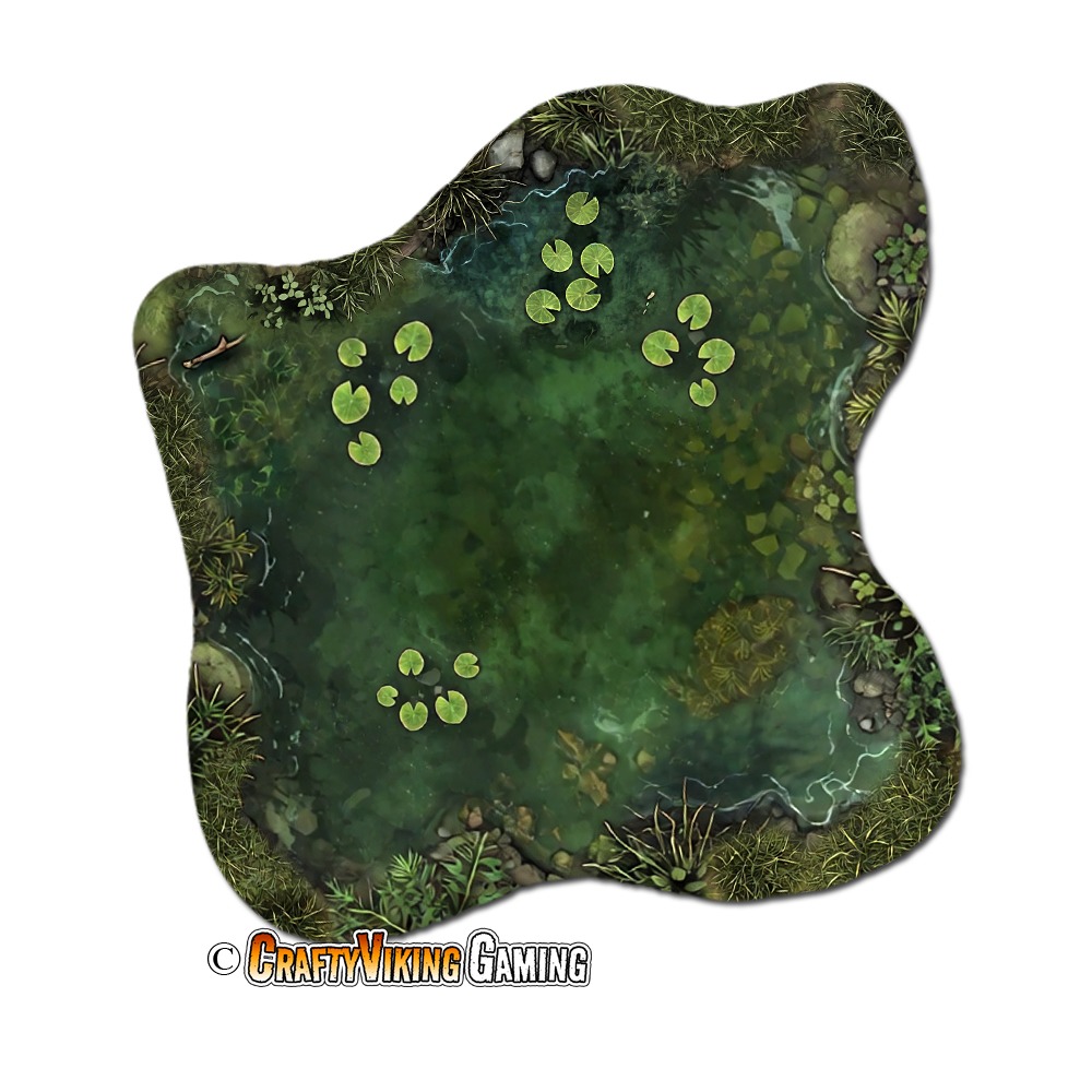2D Terrain SWAMP POND - Image 5