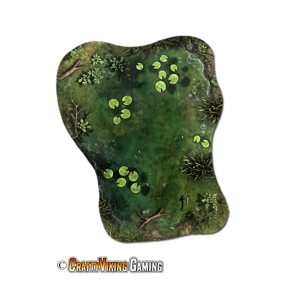 2D Terrain SWAMP POND - Image 6