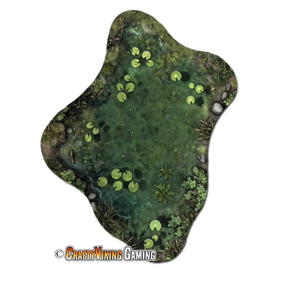 2D Terrain SWAMP POND - Image 7