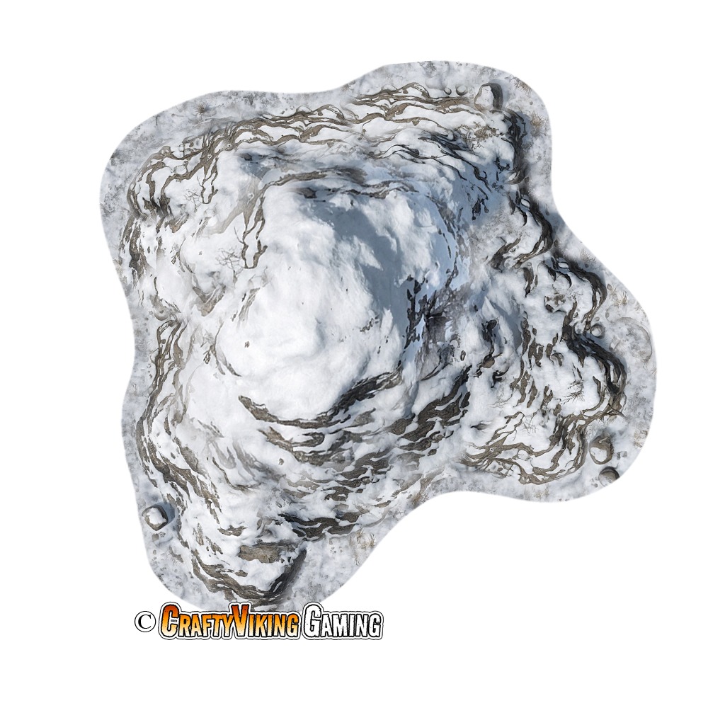 2D Terrain WINTER HILLS - Image 4