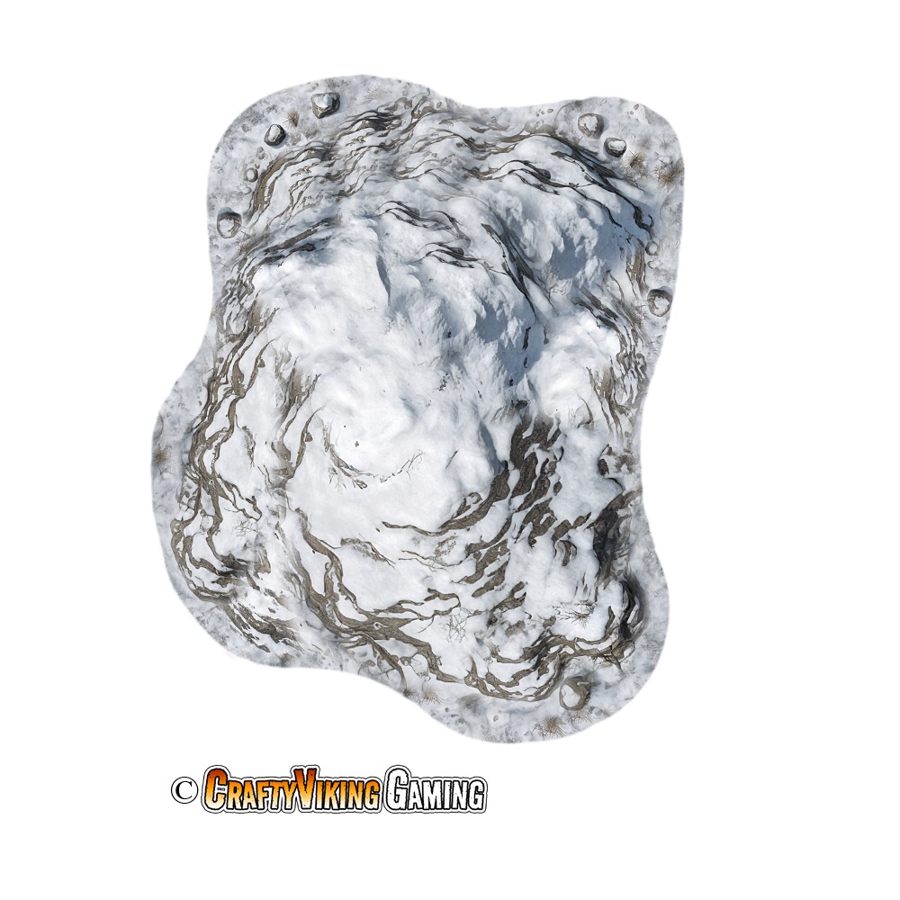 2D Terrain WINTER HILLS - Image 5