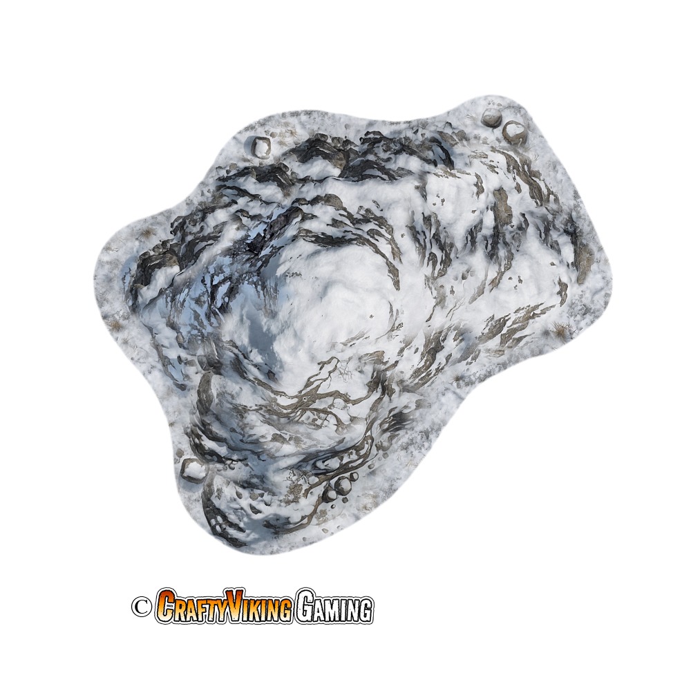 2D Terrain WINTER HILLS - Image 6